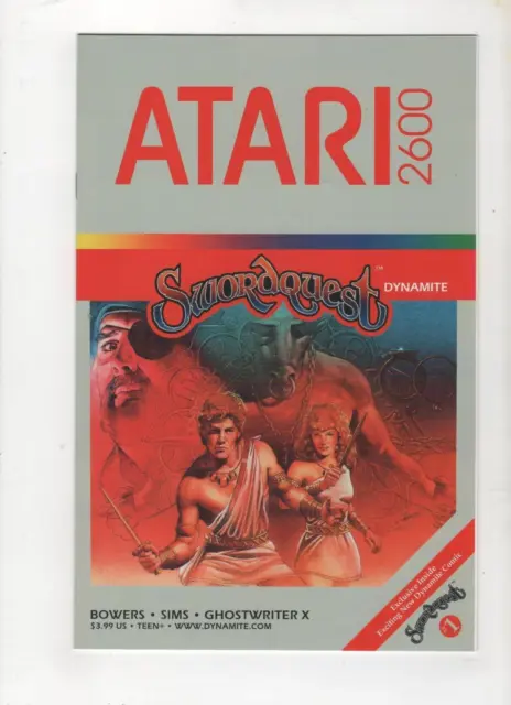 Swordquest #1 D Variant, Game Cover, Atari 2600 Comic, NM 9.4, 1st Print, 2017