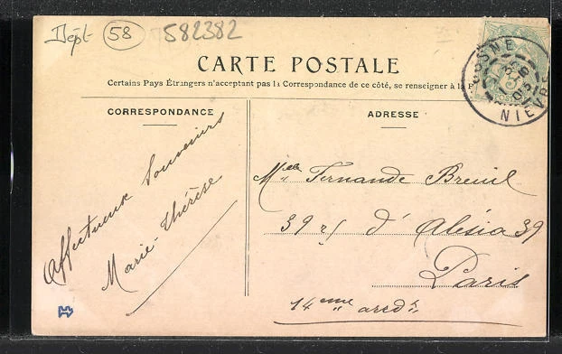 CPA Cosne, Place de la Gare 1905 2