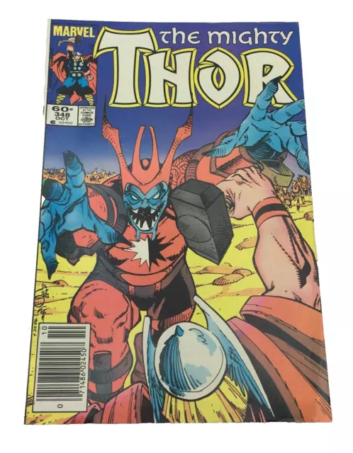 Marvel The Mighty Thor #348 Vol 1 1984 Comic Book The Hand of Death