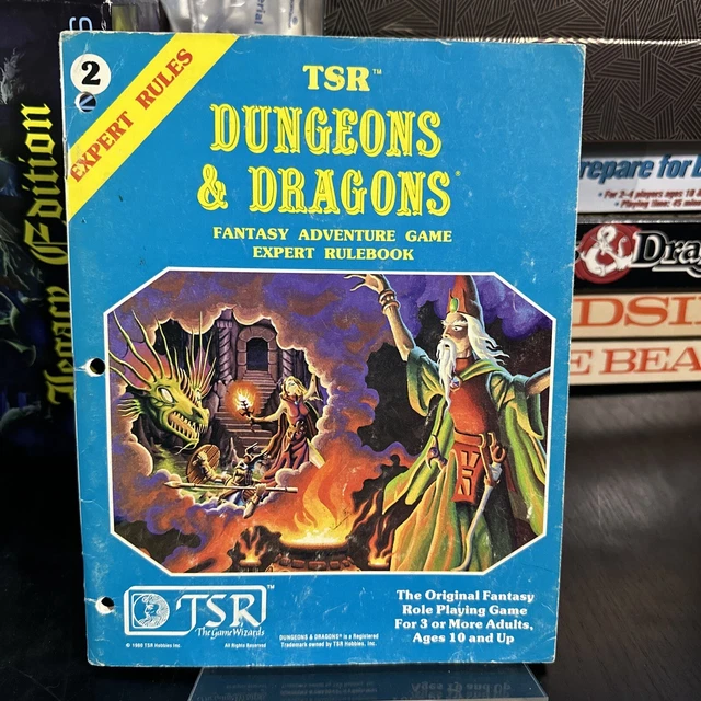 DUNGEONS & DRAGONS D&D Expert Rules 2 Erstdruck Januar 1981 2015 EUR