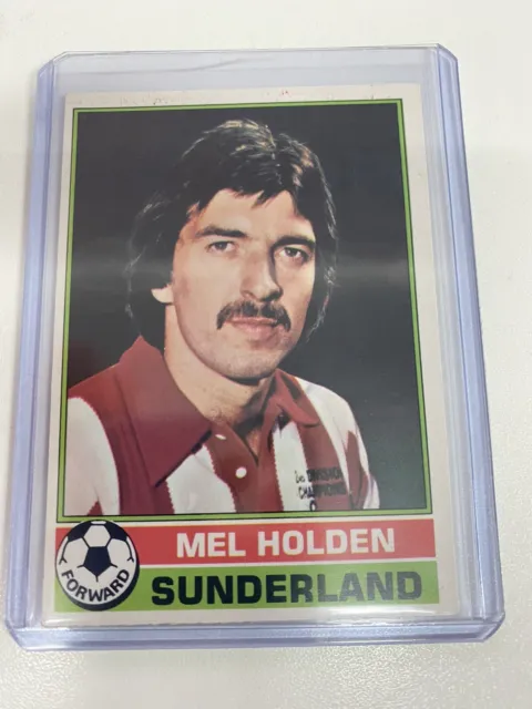 Sunderland Mel Holden Vintage Football Card In Double Protective Sleeve