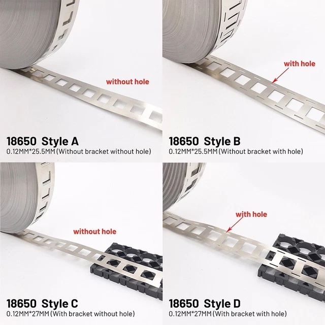 Nickel Bande 1x 4 Types Ceinture for Batterie Professionnel Spot Soudure Chaud