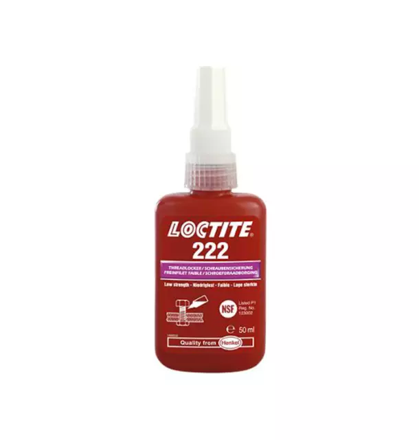 Loctite 222, frein filet 50ml - Loctite