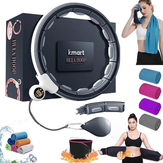 WEIGHTED HULA HOOP Infinity Smart Hoops with Counter 22"44" inch Hula