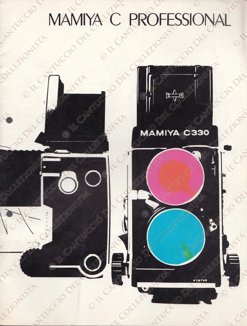 MAMIYA C PROFESSIONAL Camera Lenses description catalog *booklet