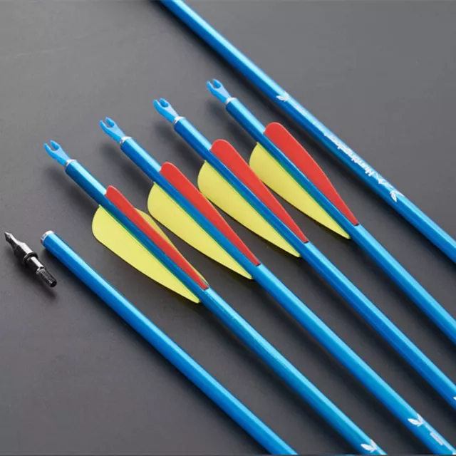 31" SP550 Hunting Aluminium Arrows OD7.6 Archery for Recurve/Compound bow Arrows