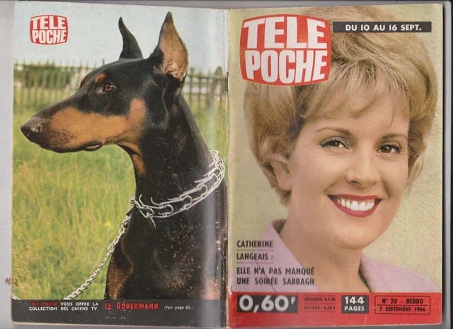 Tele Poche 1966  N°35  Complet  Catherine Langeais