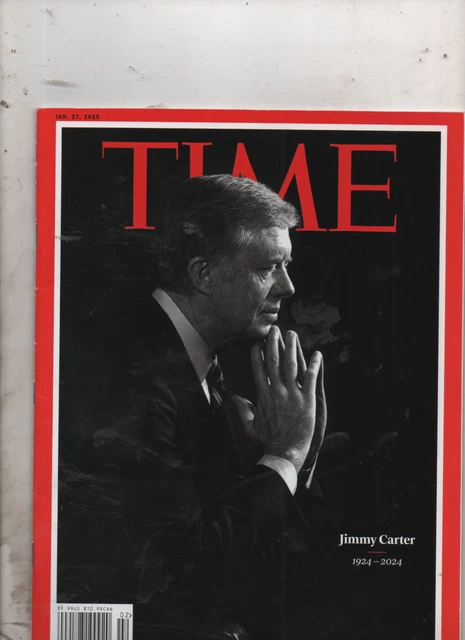 TIME MAGAZINE JIMMY Carter 27th January 2025 1924-2024 $13.00 - PicClick CA