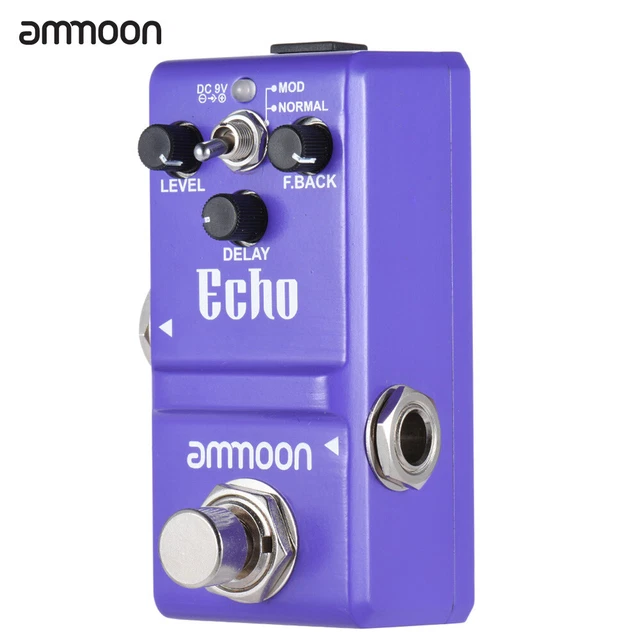ammoon Nano Series Delay Guitar Effect Pedal True Bypass Aluminum Alloy Body UK