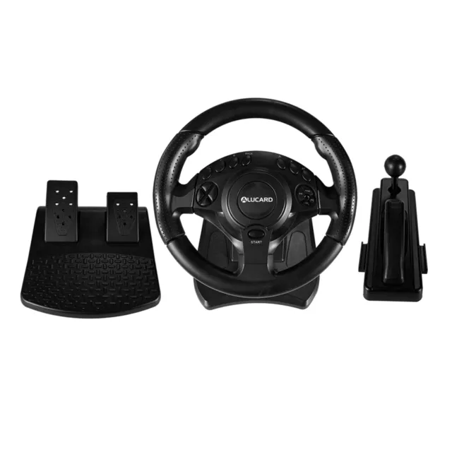270 degree USB Racing Gaming Steering Wheel Pedal Kit for    /360 PC