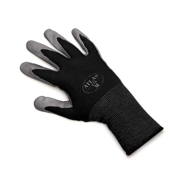 6 Pair Showa Atlas Assembly & Mechanics Glove Medium - Black