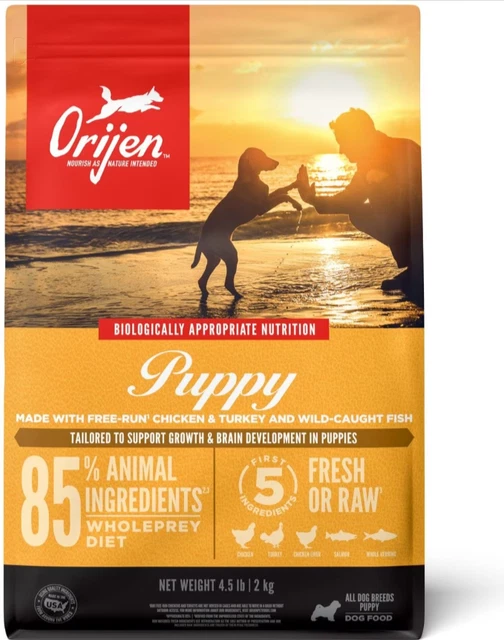 ORIJEN Puppy Grain-Free Dry Puppy Food, 4.5 lb
