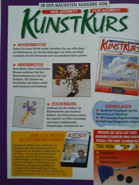 Ausgabe 6, Der Schritt-für-Schritt Kunstkurs, Malen und Zeichnen leicht gemacht 2