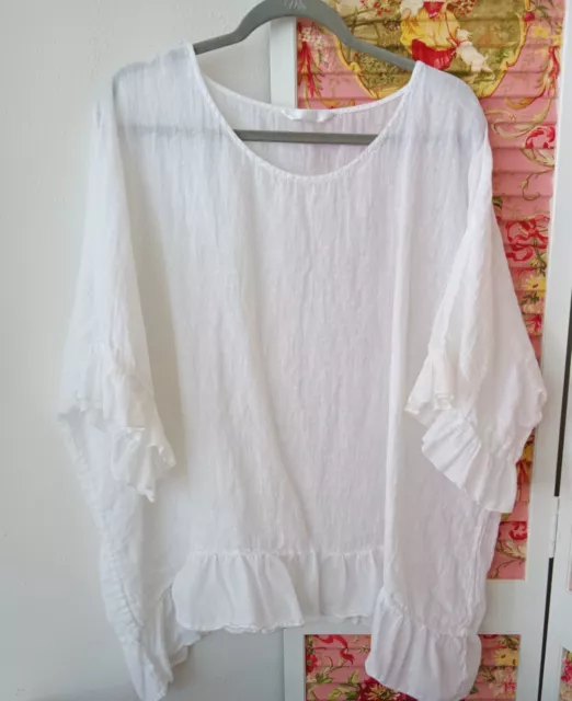 Luna Luz Gauze Tunic/Beach Coverup Sm/M