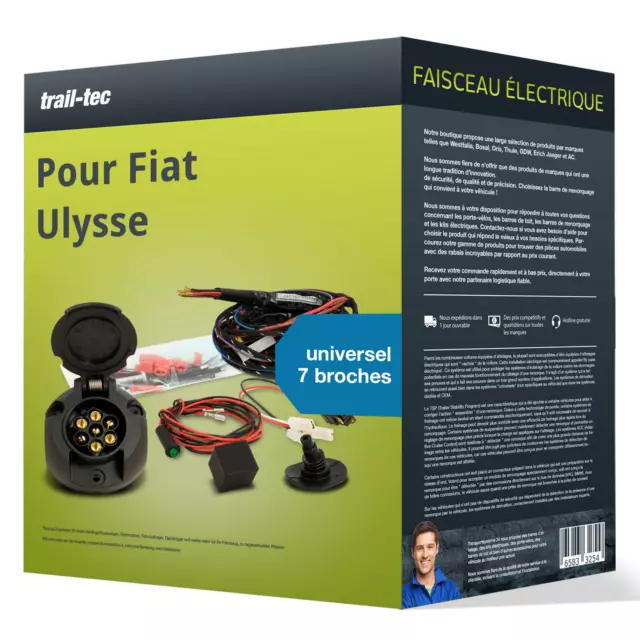 Faisceau universel 7 broches pour FIAT Ulysse, type 220 trail-tec TOP