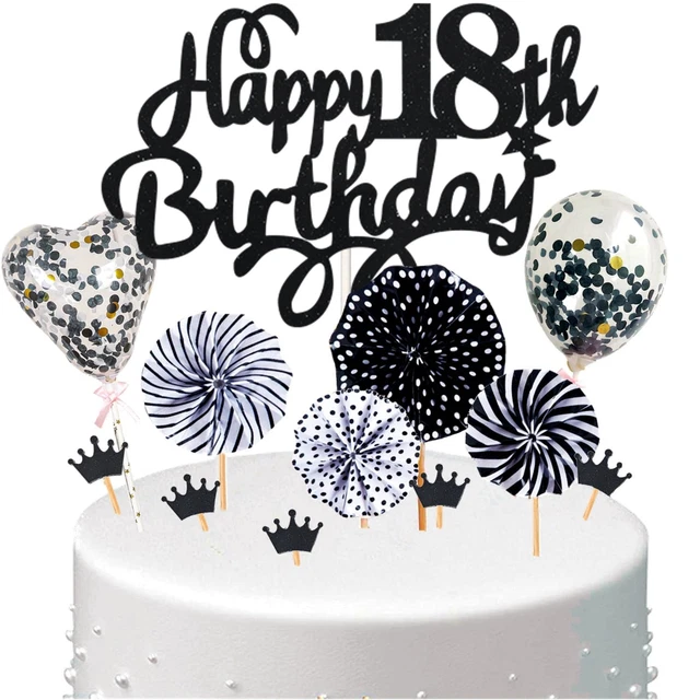 Set Decorazioni Compleanno – Palloncini, Topper Torta E Festone Per Feste Indimenticabili, Colori Vivaci - 4