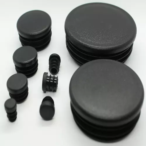 ROUND PLASTIC END Caps Tube Inserts Blanking Plugs Bungs for steel
