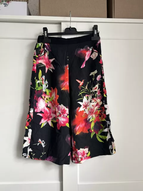 Girls ted baker floral culottes age 9-10