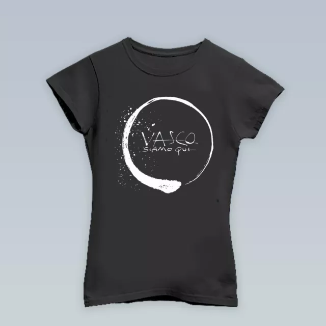T-shirt Vasco Rossi maglietta  tshirt Blasco Tour 2022 siamo qui Uomo Donna