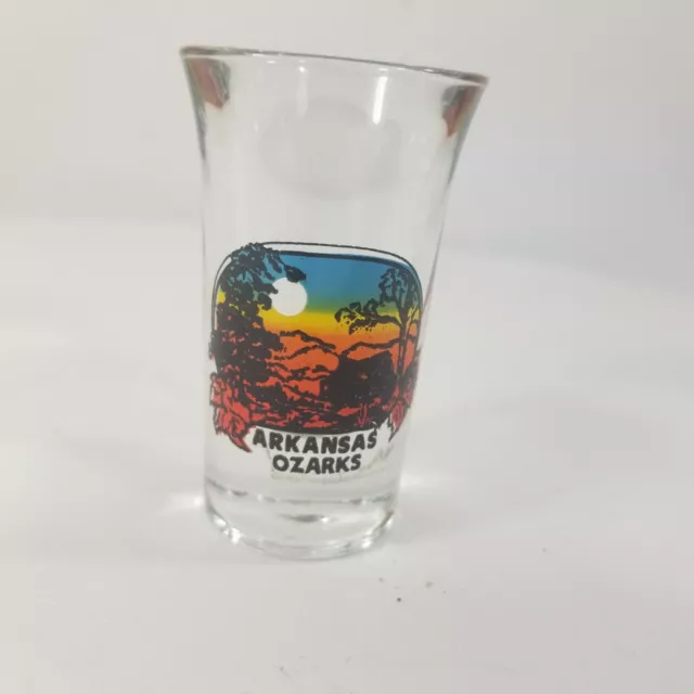 Vintage Arkansas The Ozarks Souvenir Shot Glass