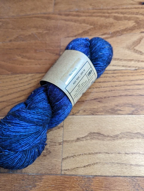 Madelinetosh TML tweed the feels 420yd sock 90/8/2; SW merino/viscose/nylon