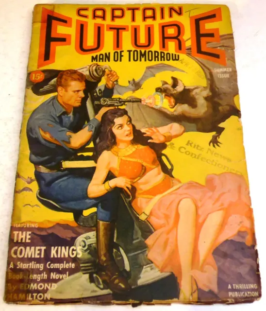 Captain Future – US pulp – Summer 1942 - Vol.4 No.2 - Hamilton, Wellman