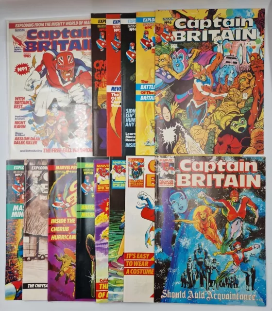 Captain Britain Vol.2 1985 Complete Set #1-14