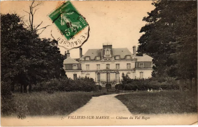CPA AK Villiers s Marne Chateau du Val Roger FRANCE (1282909)