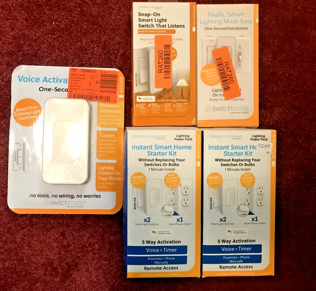 CUSTOMER STORE RETURNS Lot Smart Home Starter Smart Lights Switch