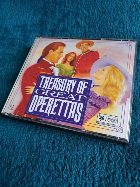 Rare Readers Digest Treasury of Great Operettas Cd 3 discs