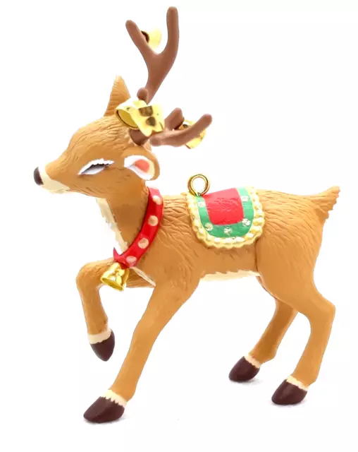 Hallmark Keepsake Ornament Ringing Reindeer 2000