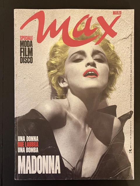 MADONNA　表紙特集雑誌　Max!　 (1991年 )　フランス雑誌 MADONNA FRENCH MAX MAGAZINE FRANCE 1991 STEVEN MEISEL Promo