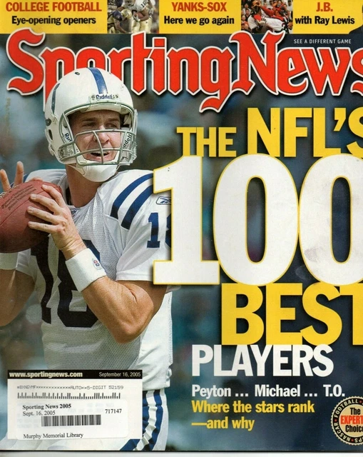 Sporting news magazine 16 septembre 2005 colts peyton manning