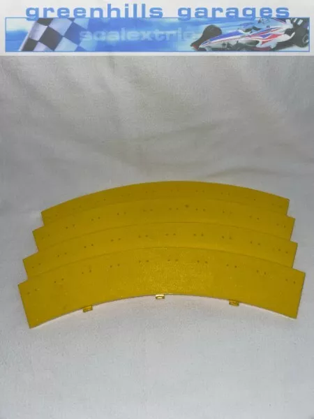 Greenhills Scalextric Standard Curve Yellow Outer Borders T41 - Used - MACC70