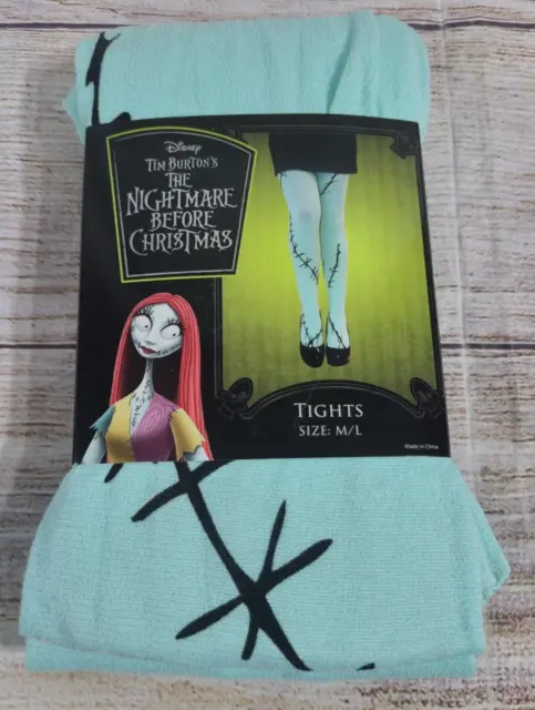 Nightmare Before Christmas Sally Tights Pantyhose Women's M/L Halloween Cosplay