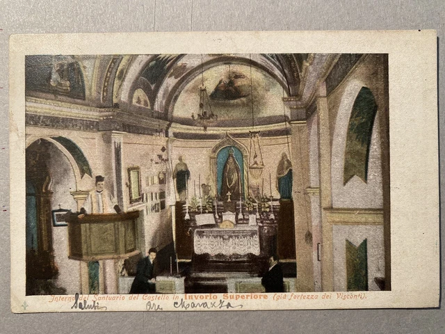 NOVARA - Invorio Superiore - Interno Santuario del Castello Fortezza Visconti