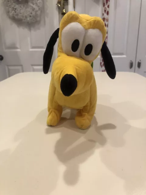 Disney Baby Pluto Walking, Barking, Tail Wagging Stuffed Animal Plush Toy Cute