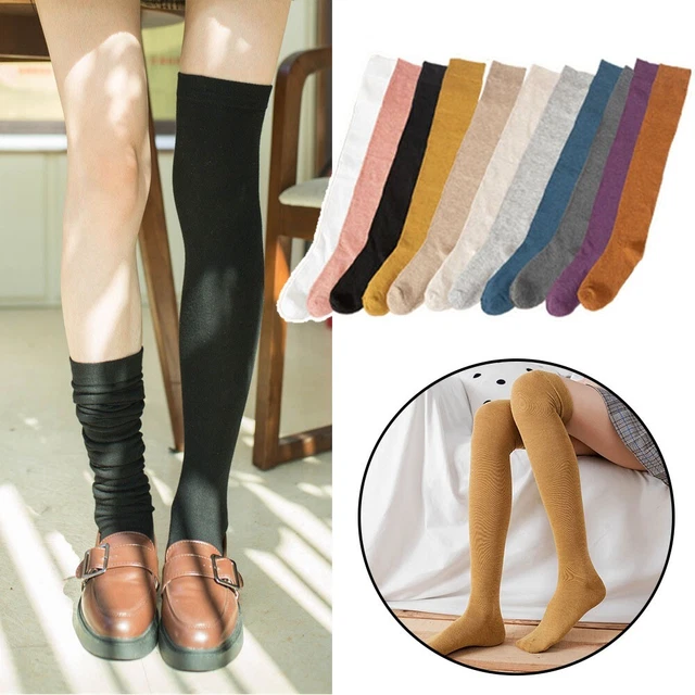 Leggings calze donna al giorno 1 paio comodi taglia unica cosce alte