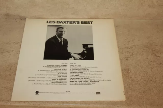 Lp vinyl. Les Baxter – Baxter's Best (US.1984) reissue 2