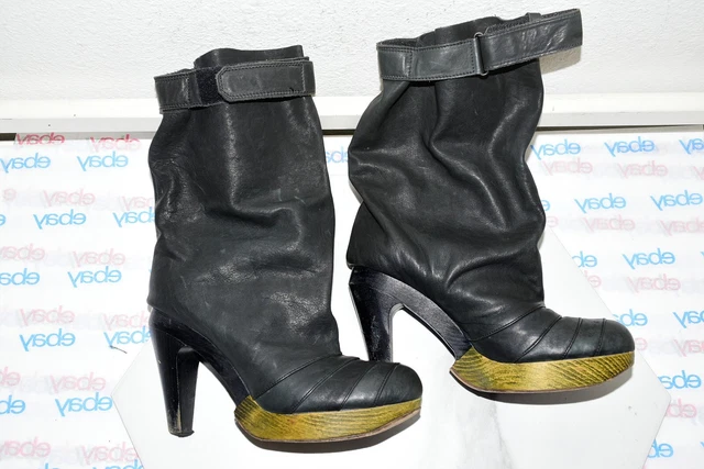 VPL by LD Tuttle Black Leather Boots Chelsea Women 39 VPL by LD Tuttle Black Leather Boots Chelsea Women 39