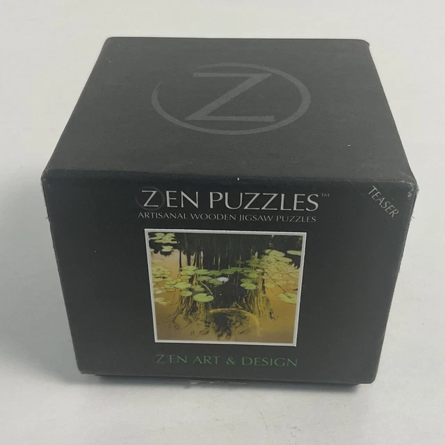 Zen Puzzles 50 Piece “Teaser” - Golden Koi WOODEN MINI JIGSAW PUZZLE