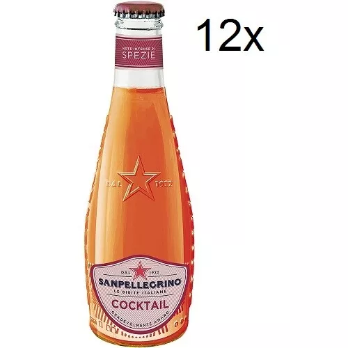 12x flasche cocktail soda 20cl San pellegrino Cocktail ginger bitter Ingwer