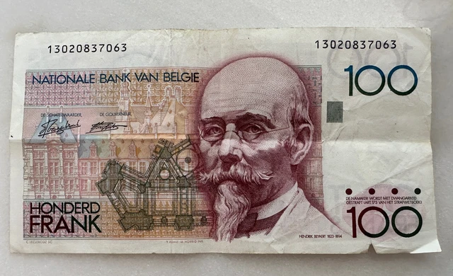 Billet belge 100 francs