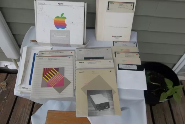 Vintage Apple computers software floppy disc imagewrite kit for printers