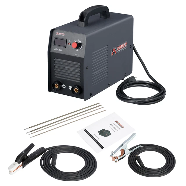 Amico ARC-140, 140-Amp Digital Display LCD Stick ARC Welder DC Inverter Welding