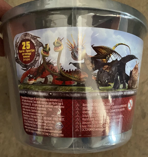 DREAMWORKS HOW TO Train Your Dragon 25 Figure Bucket 22.61 PicClick