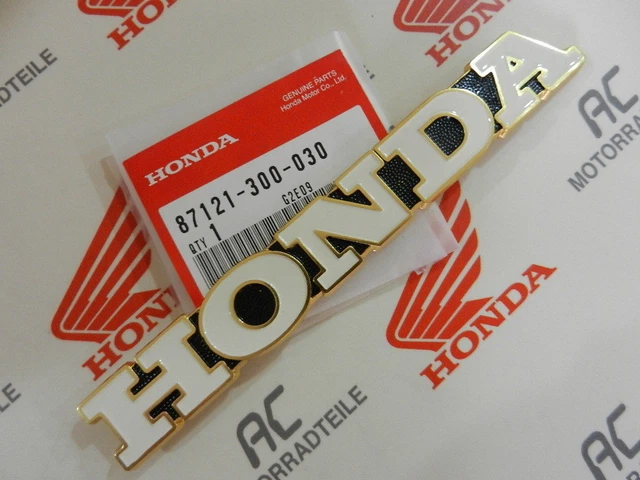 Stickers Réservoir Honda CB 400 Four - Adhésifs à Sec Bleu/or - Paire