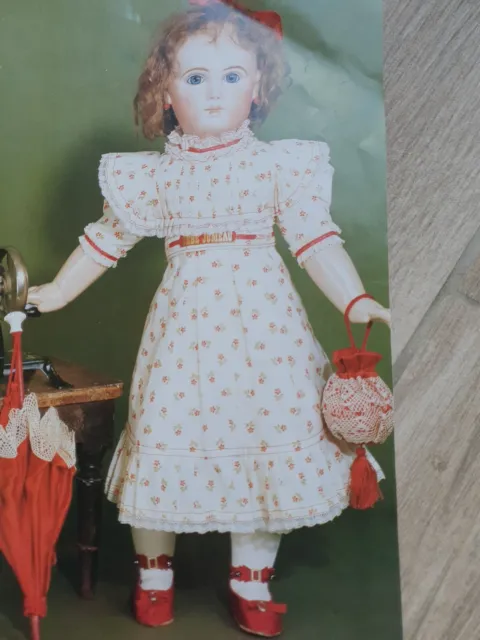 Patron (copie) robe de présentation + dessous pour poupée Jumeau