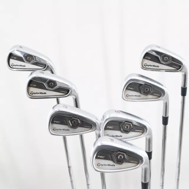 TaylorMade Tour Preferred MC/CB Combo 4-P Iron Set True Temper Stiff G-125277