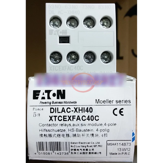1PC EATON MOELLER DILAC-XHI40 Auxiliary Contact New
